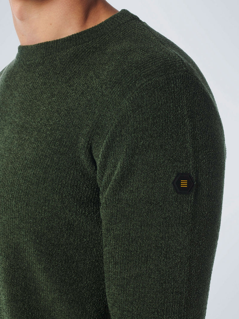 Pullover Crewneck Ribknit Super Soft | Dark Green