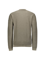 Pullover Crewneck 2 Coloured Jacquard | Stone