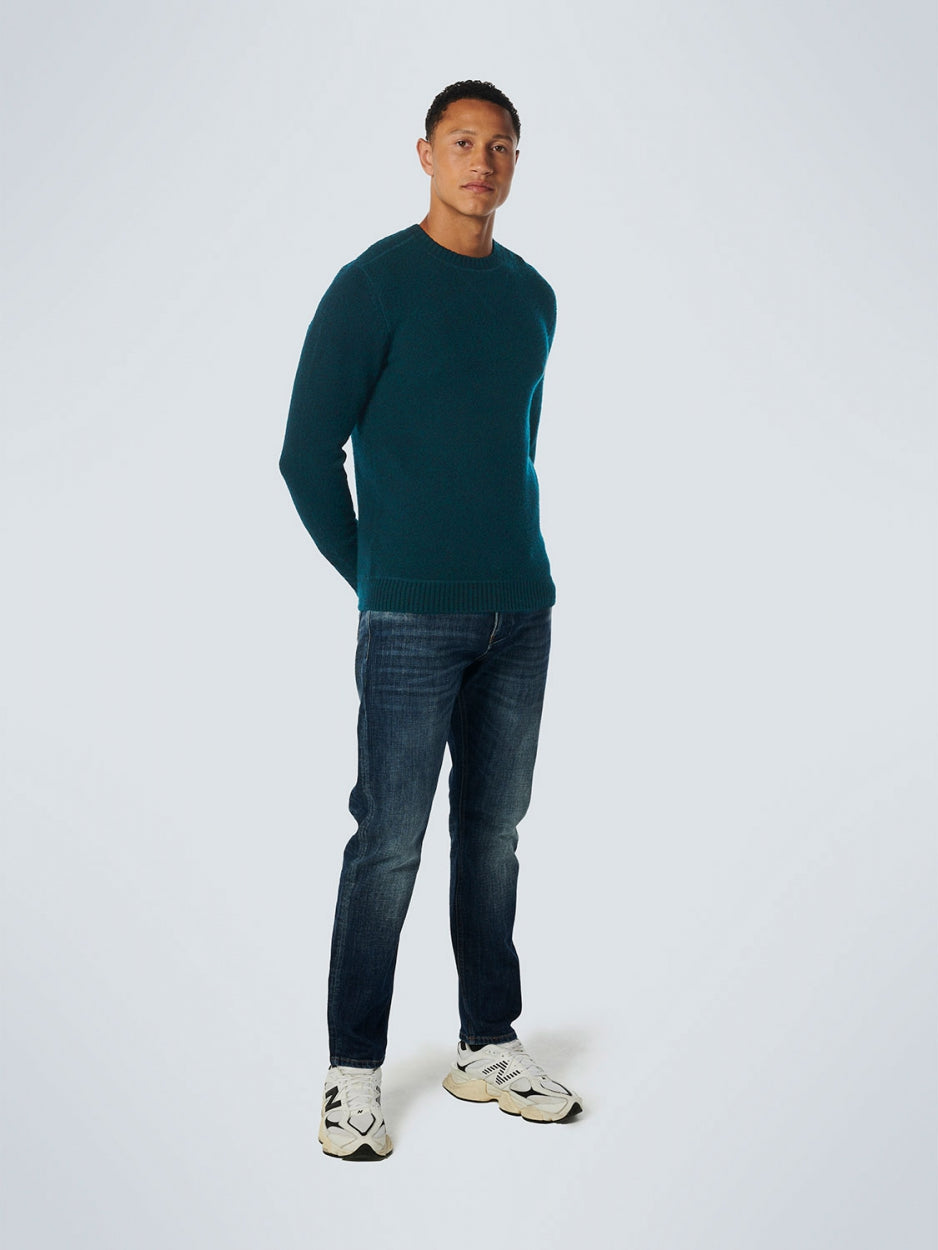 Pullover Crewneck Soft Stretch | Ocean