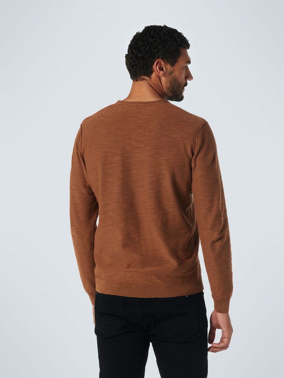 Pullover Crewneck Garment Dyed + Stone Washed | Caramel