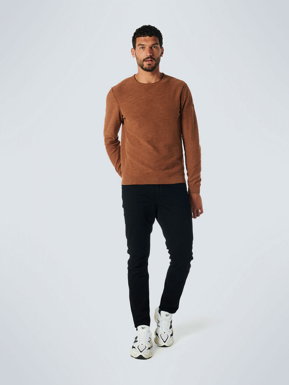 Pullover Crewneck Garment Dyed + Stone Washed | Caramel