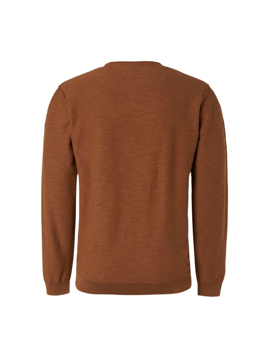 Pullover Crewneck Garment Dyed + Stone Washed | Caramel