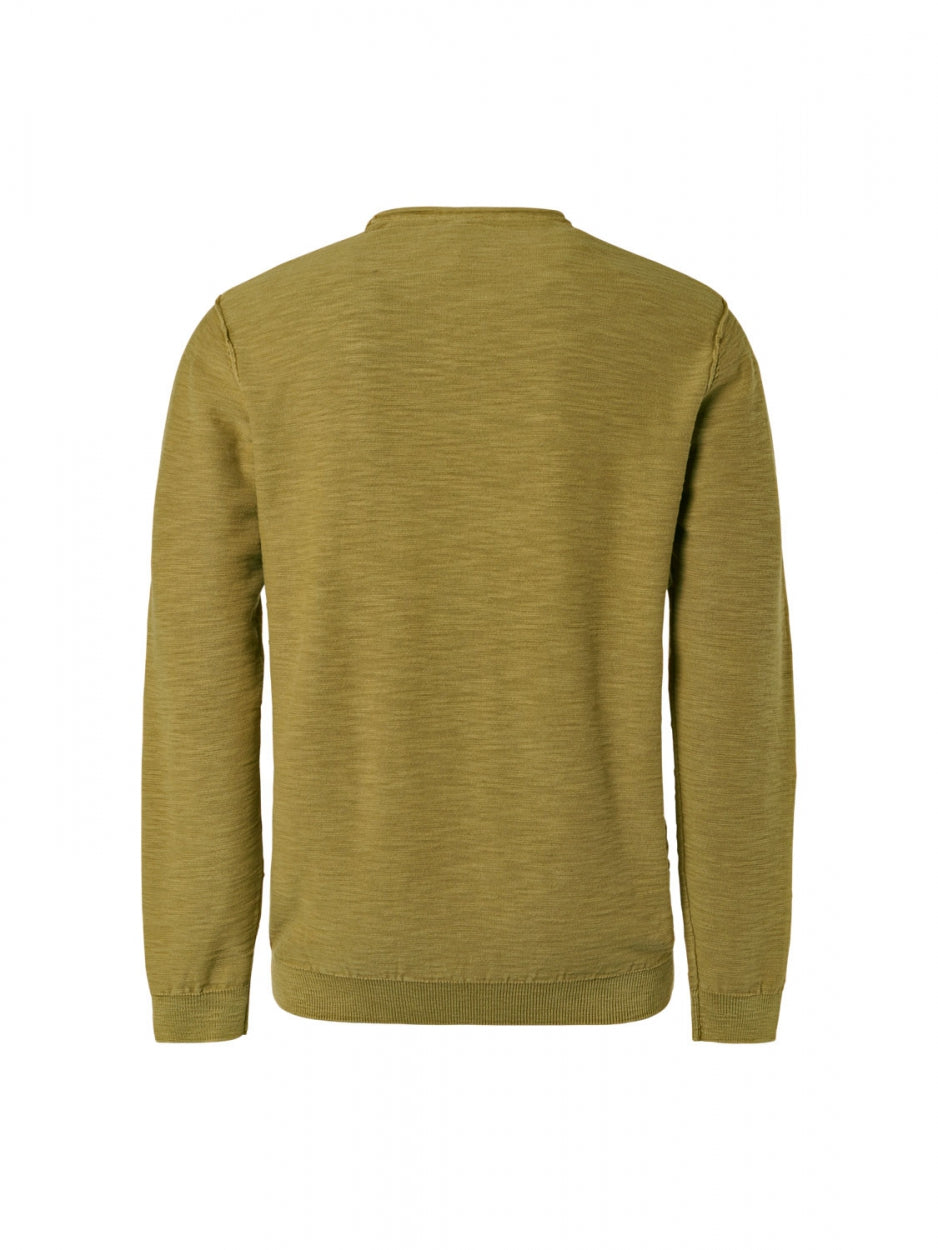 Pullover Crewneck Garment Dyed + Stone Washed | Olive
