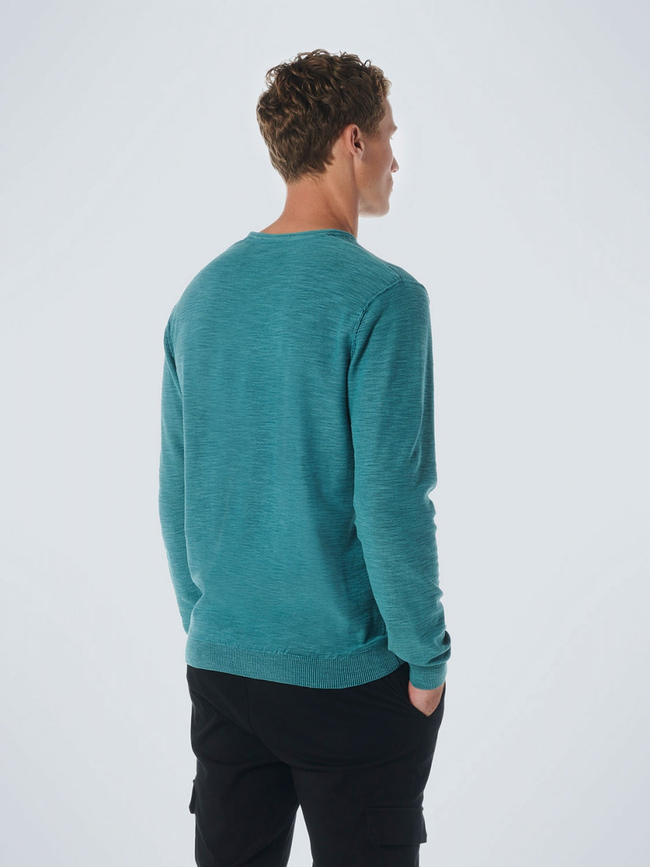 Pullover Crewneck Garment Dyed + Stone Washed | Ocean