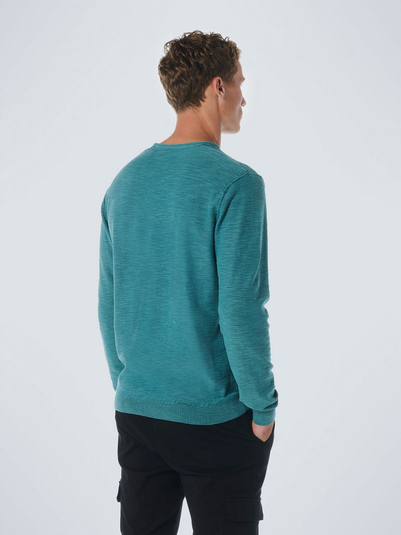 Pullover Crewneck Garment Dyed + Stone Washed | Ocean