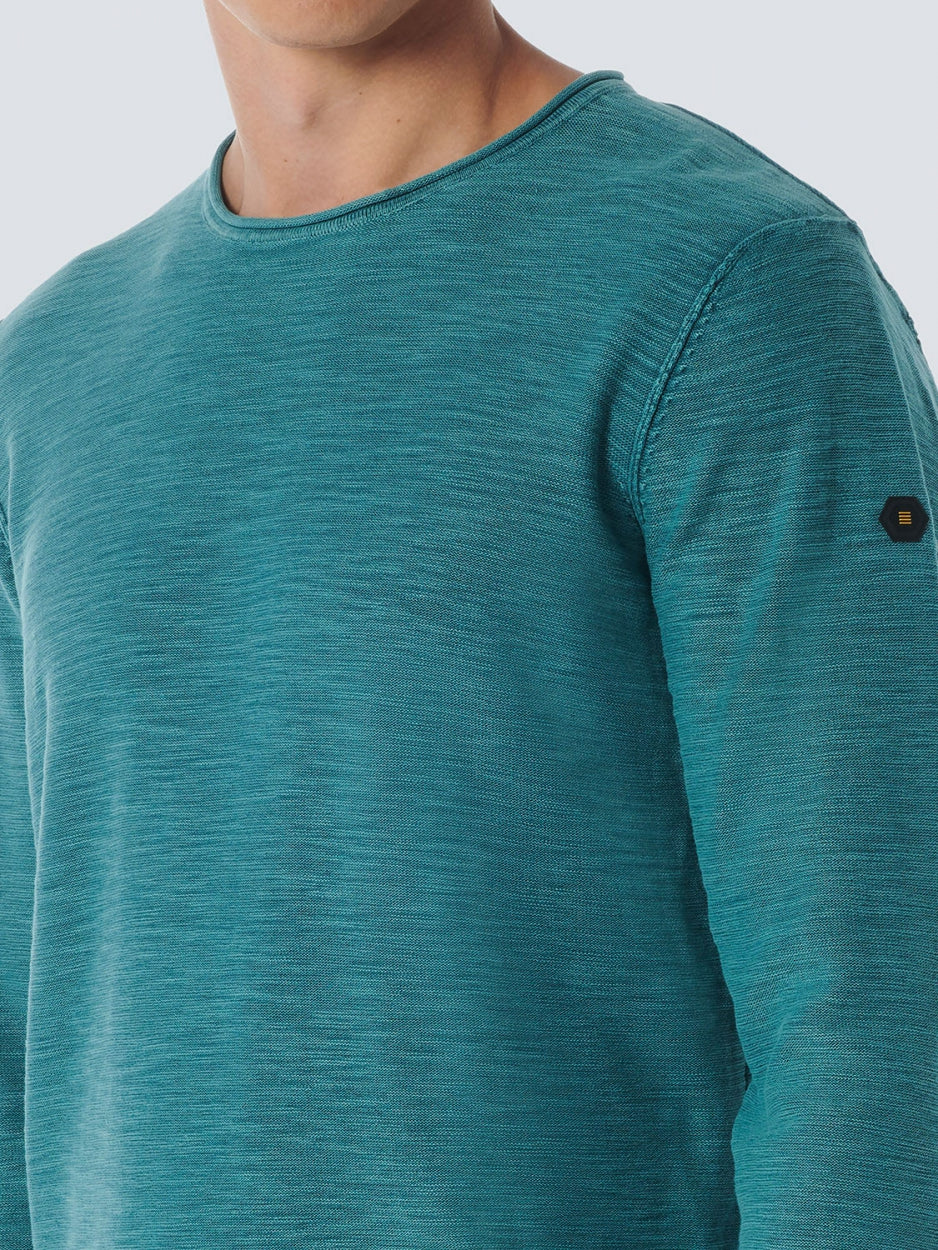 Pullover Crewneck Garment Dyed + Stone Washed | Ocean