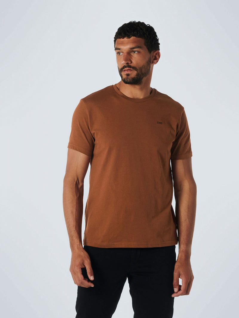 T-Shirt Crewneck Solid Basic | Caramel