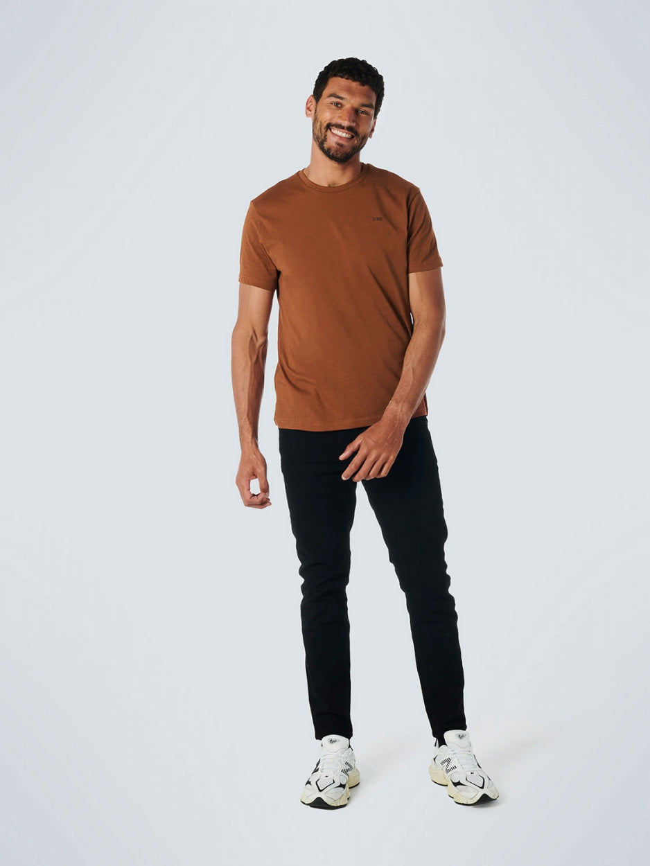 T-Shirt Crewneck Solid Basic | Caramel