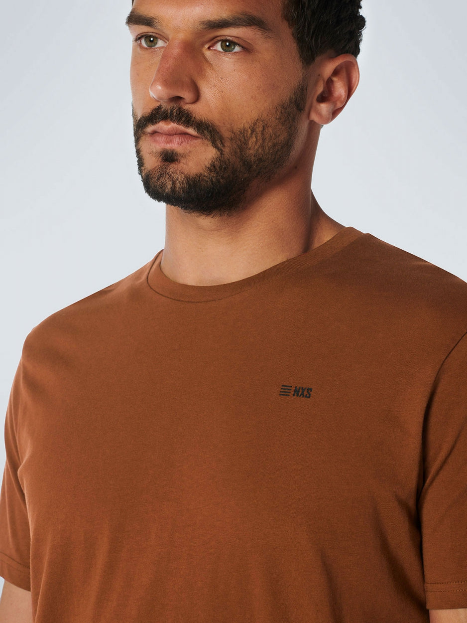 T-Shirt Crewneck Solid Basic | Caramel