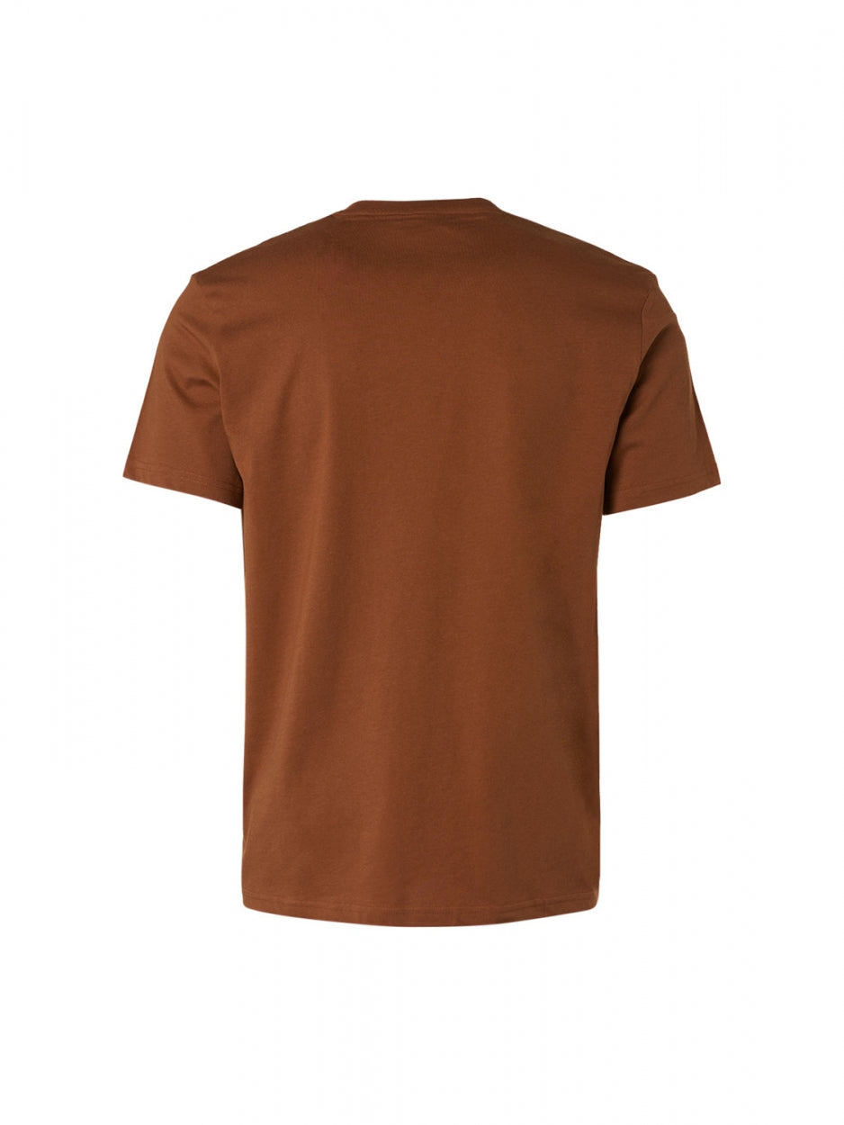 T-Shirt Crewneck Solid Basic | Caramel