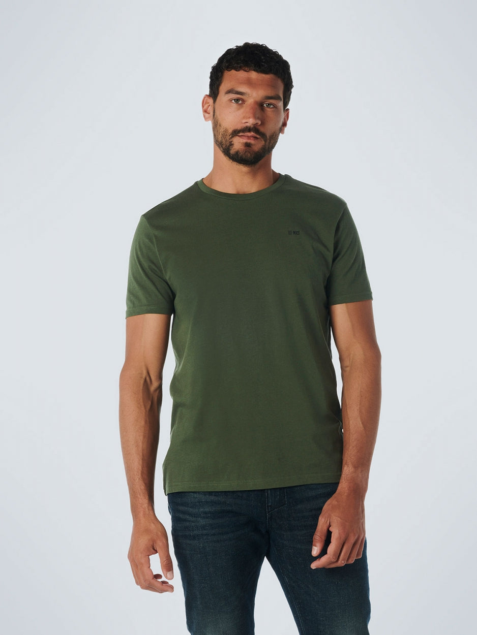 T-Shirt Crewneck Solid Basic | Dark Green