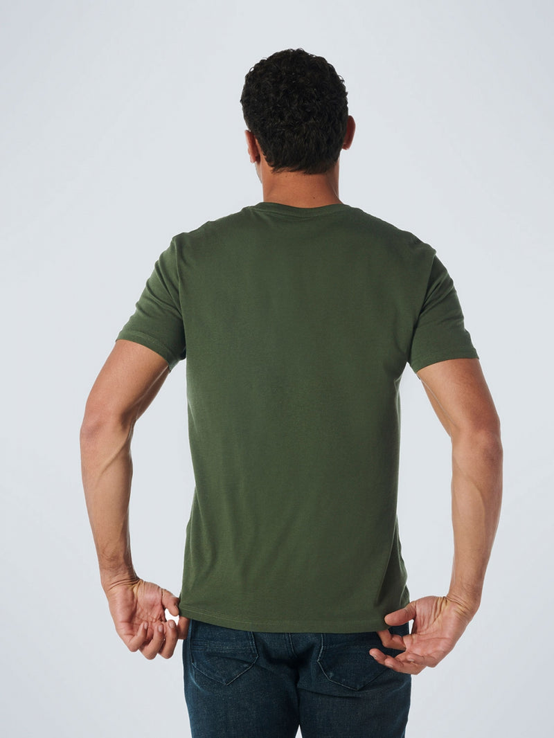 T-Shirt Crewneck Solid Basic | Dark Green