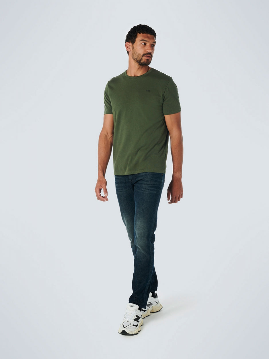T-Shirt Crewneck Solid Basic | Dark Green