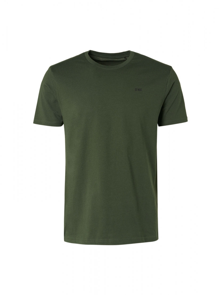 T-Shirt Crewneck Solid Basic | Dark Green