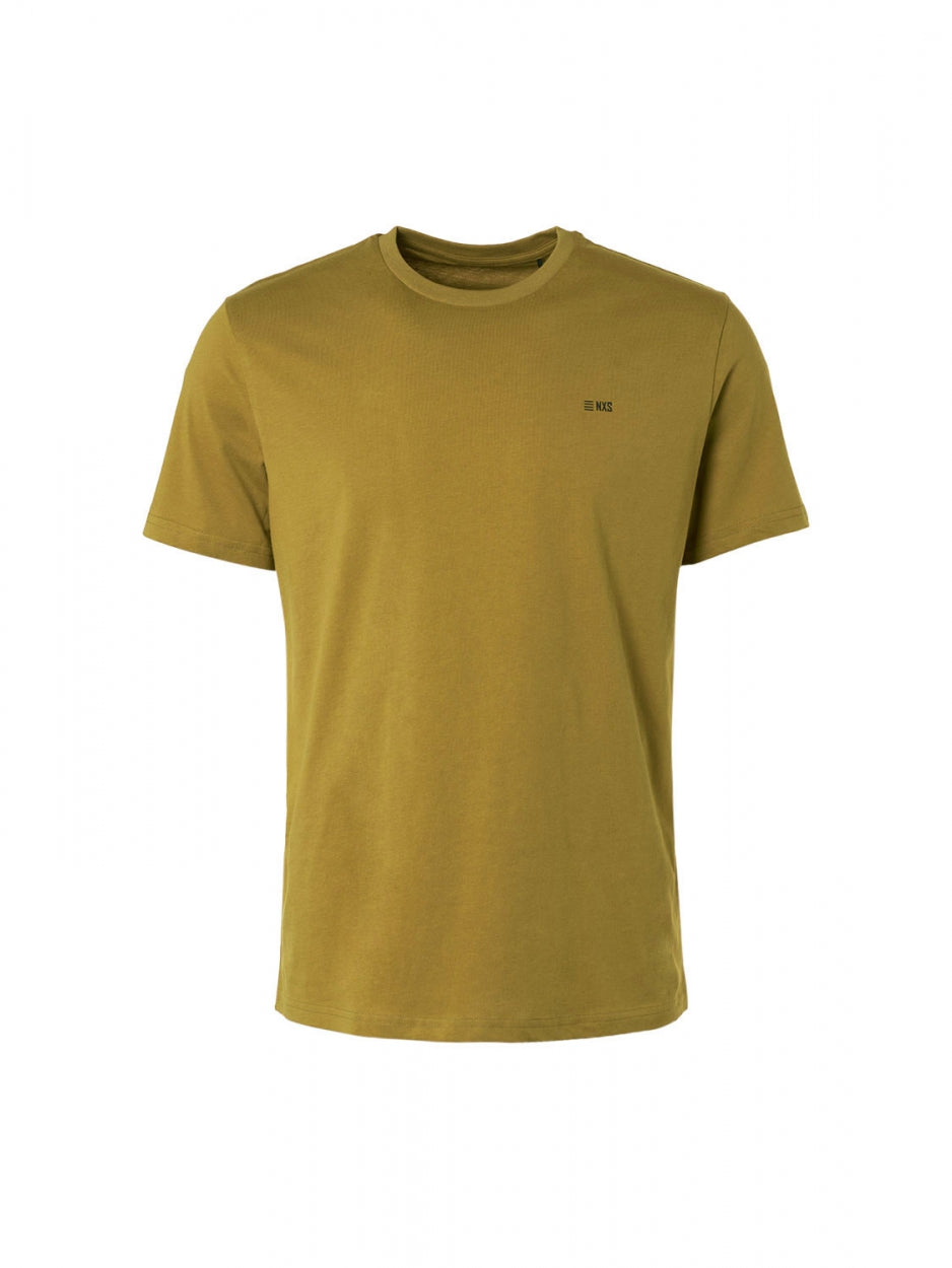 T-Shirt Crewneck Solid Basic | Olive