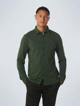 Shirt Jersey Stretch Solid | Dark Green
