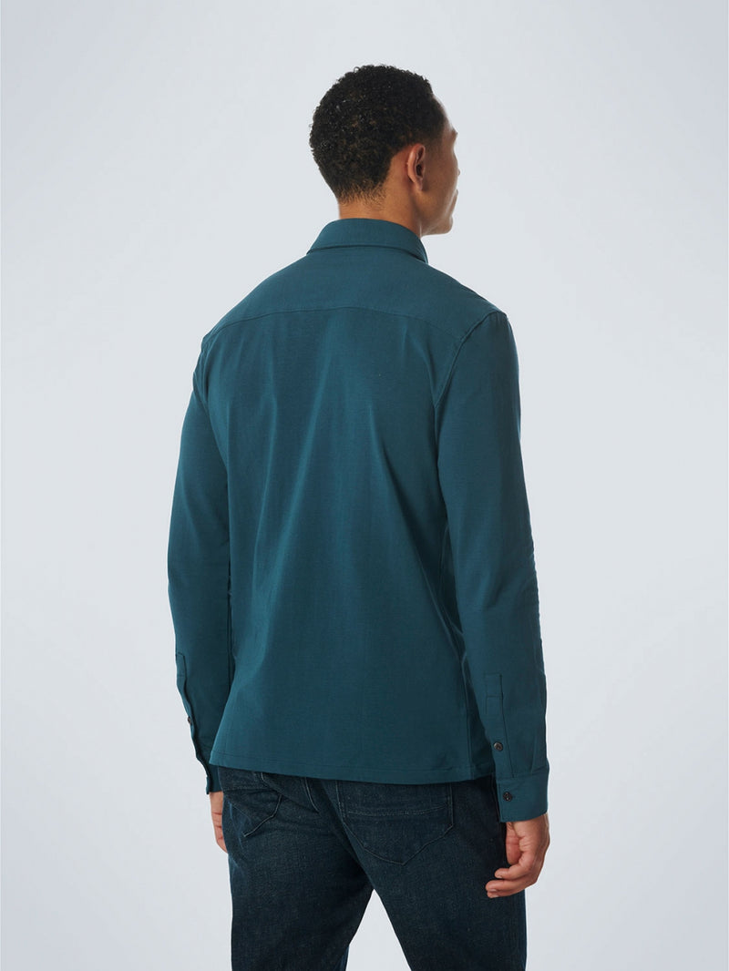 Shirt Jersey Stretch Solid | Ocean