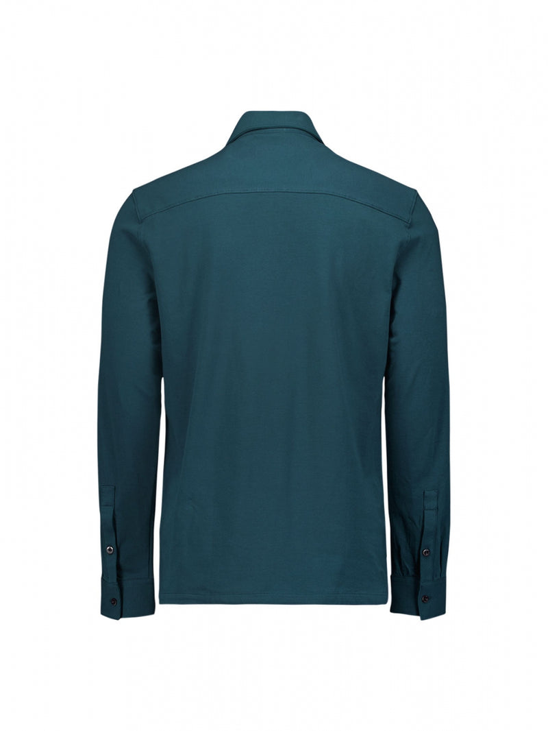 Shirt Jersey Stretch Solid | Ocean