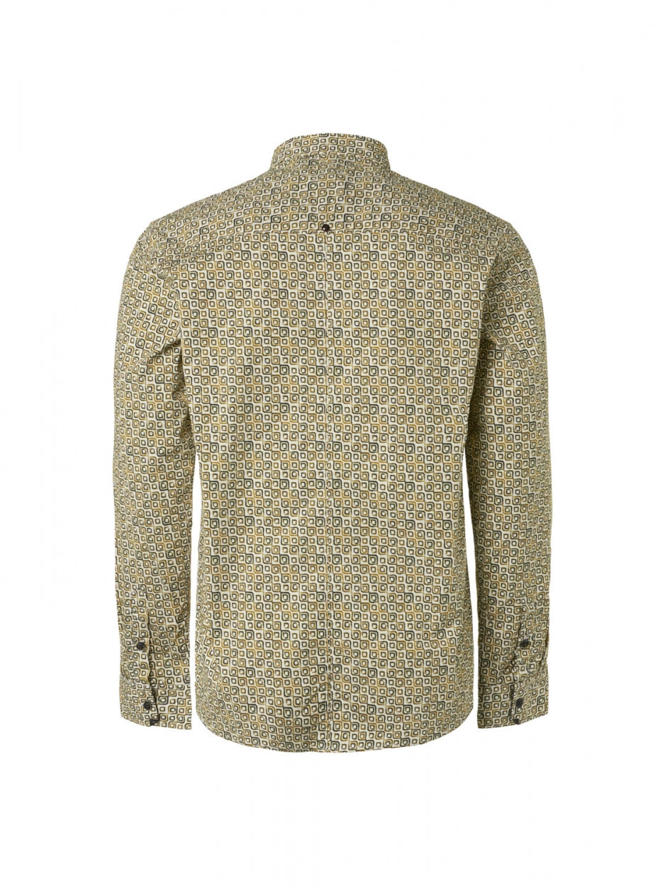 Shirt Stretch Allover Printed | Olive
