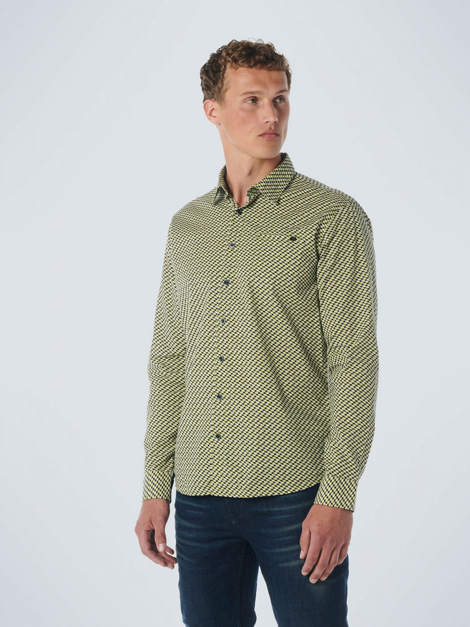 Shirt Stretch Allover Printed | Olive