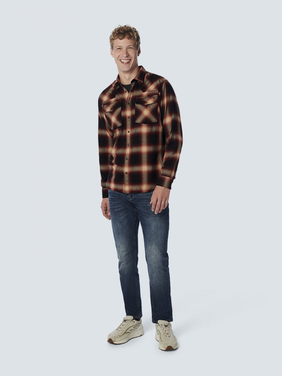 Shirt Check | Dark Red