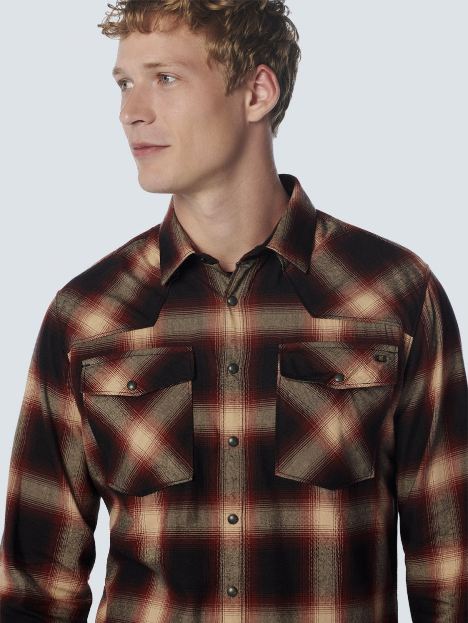 Shirt Check | Dark Red
