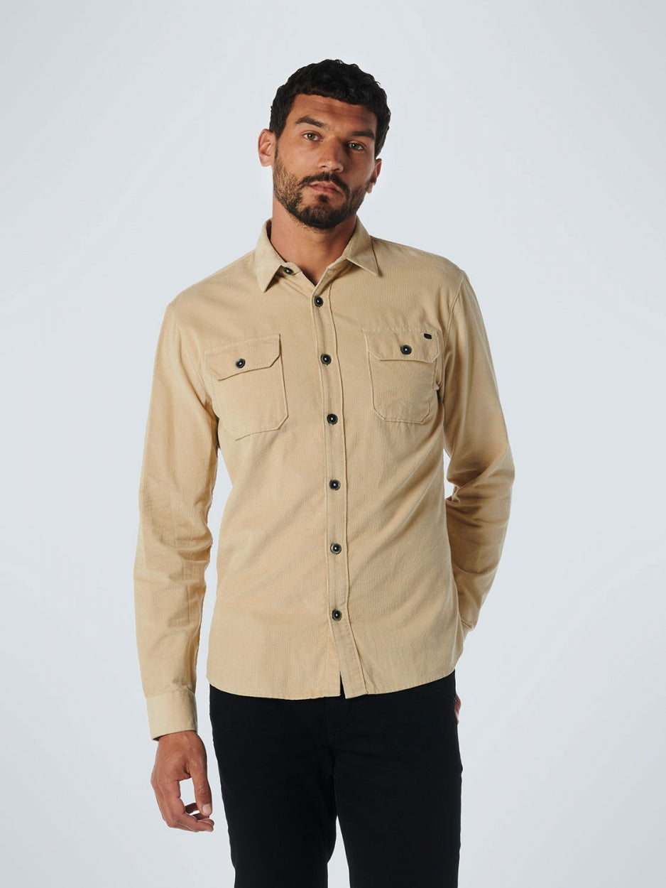 Shirt Corduroy Solid | Stone