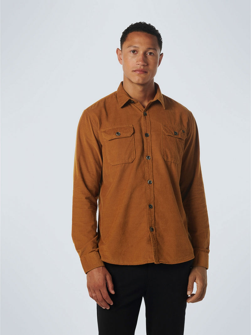 Shirt Corduroy Solid | Caramel