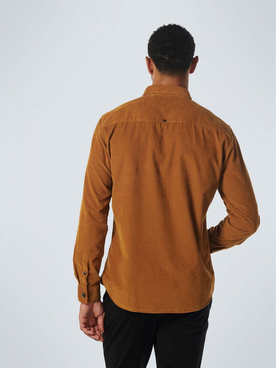 Shirt Corduroy Solid | Caramel
