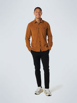 Shirt Corduroy Solid | Caramel