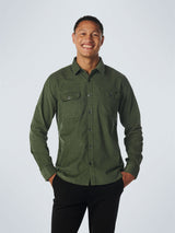 Shirt Corduroy Solid | Dark Green