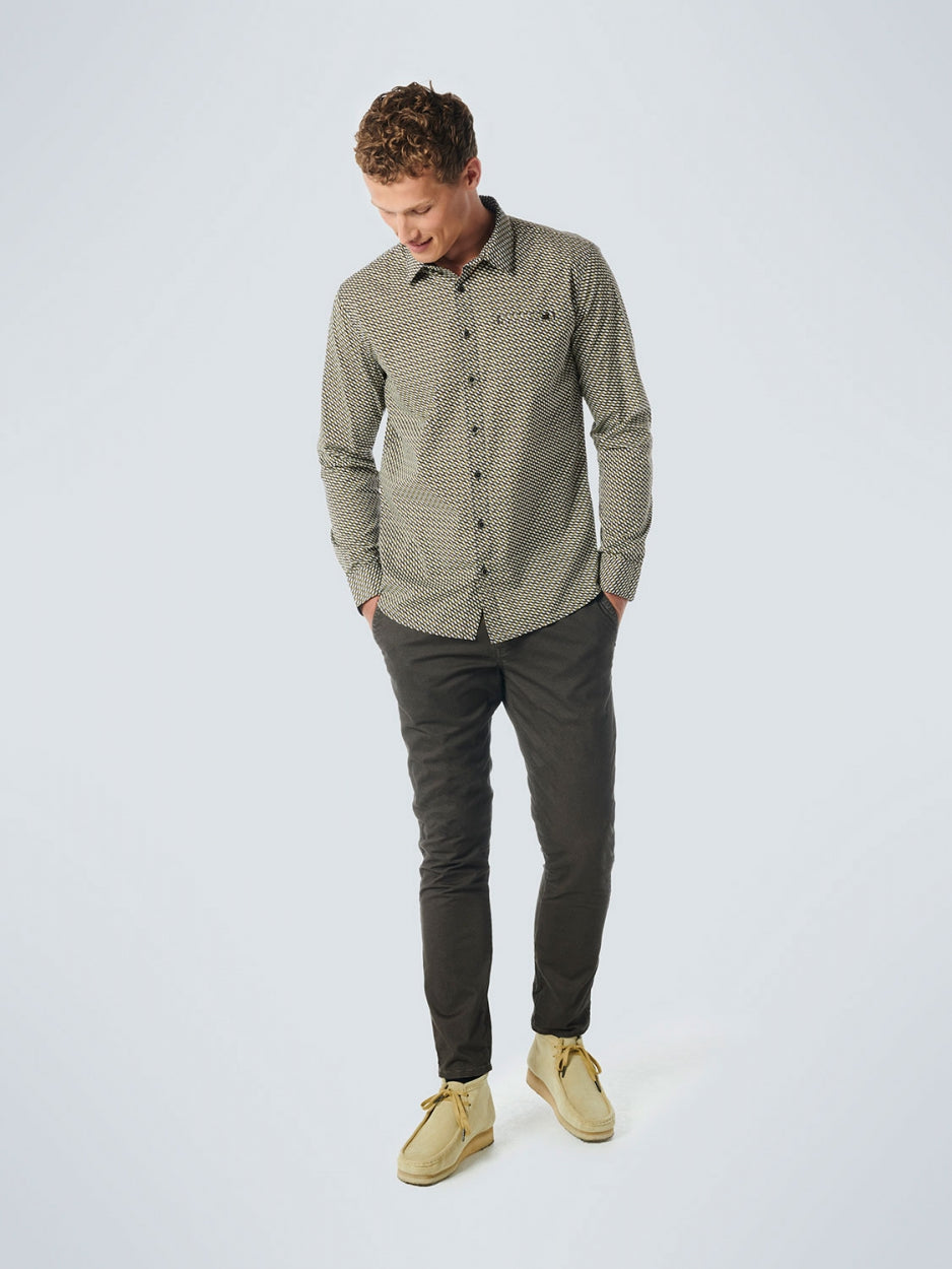 Shirt Stretch Allover Printed | Army