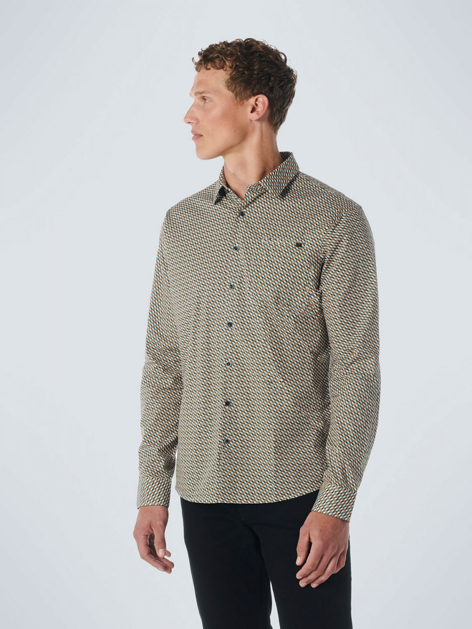 Shirt Stretch Allover Printed | Ocean