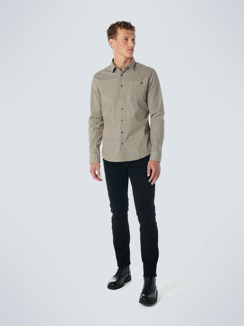 Shirt Stretch Allover Printed | Ocean