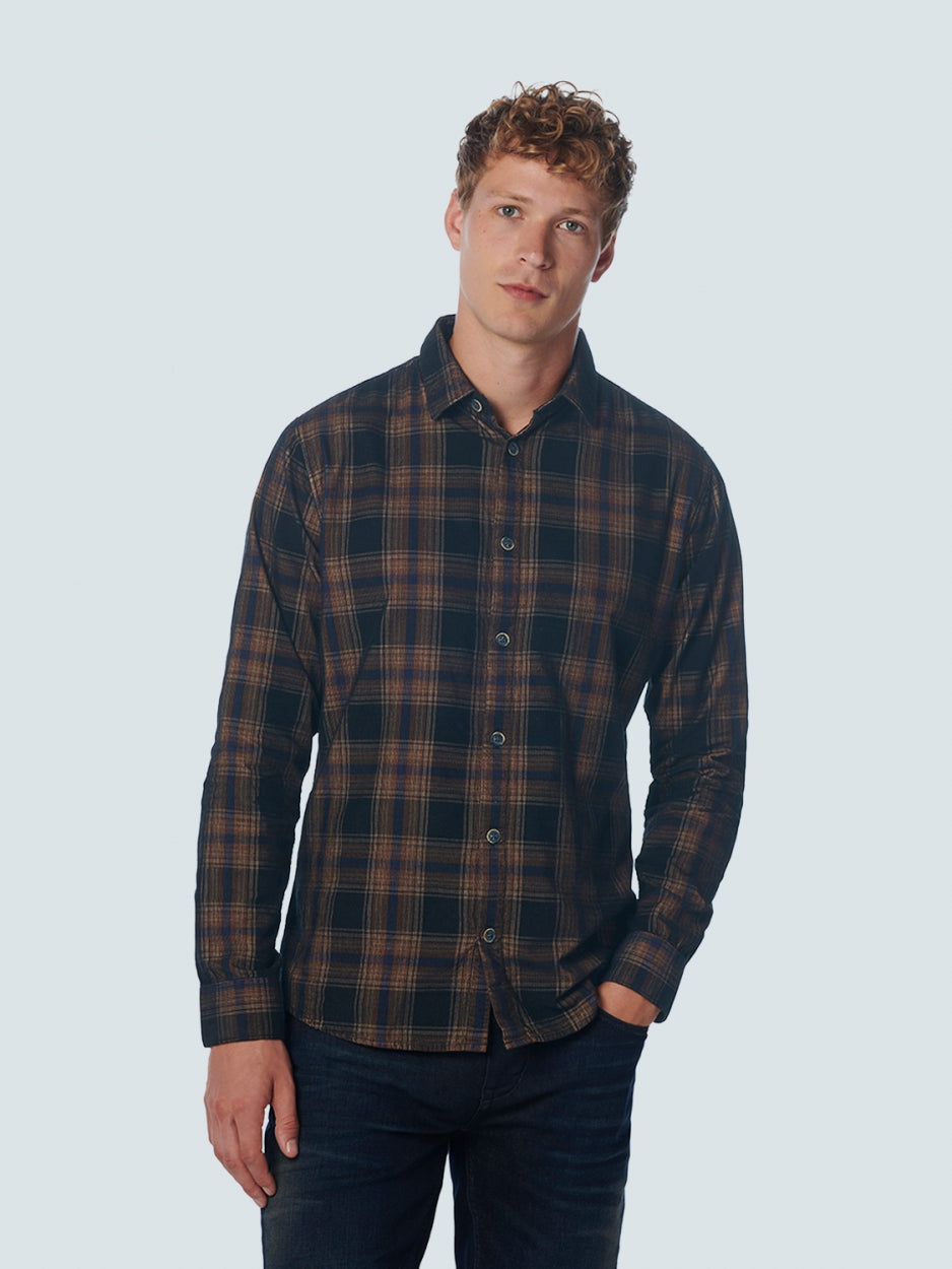 Shirt Corduroy Check | Night – No Excess