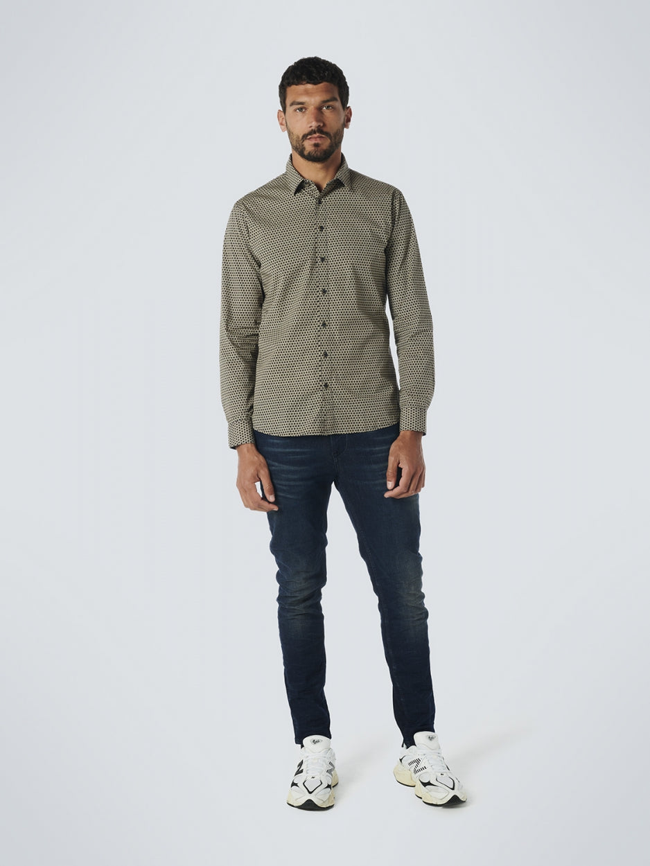 Shirt Stretch Allover Printed | Army