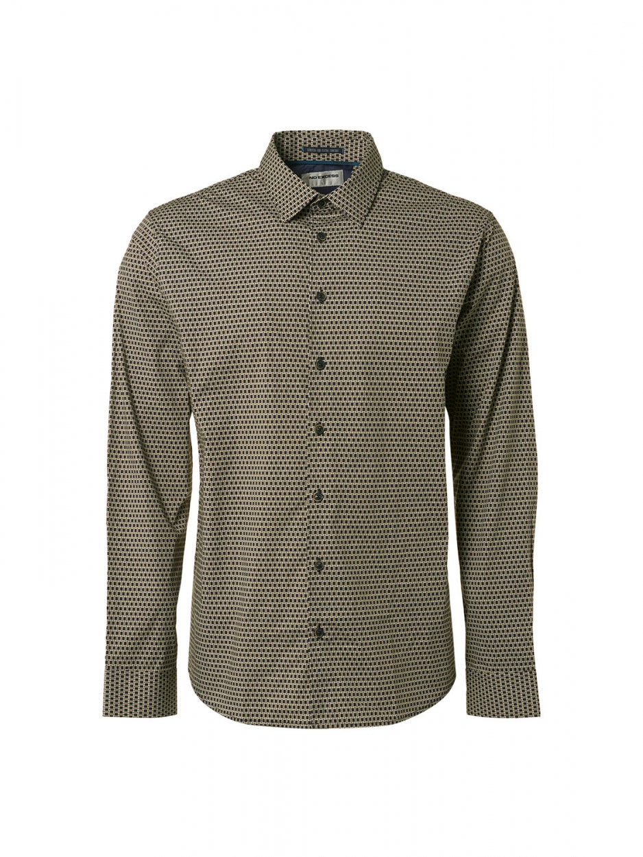 Shirt Stretch Allover Printed | Army