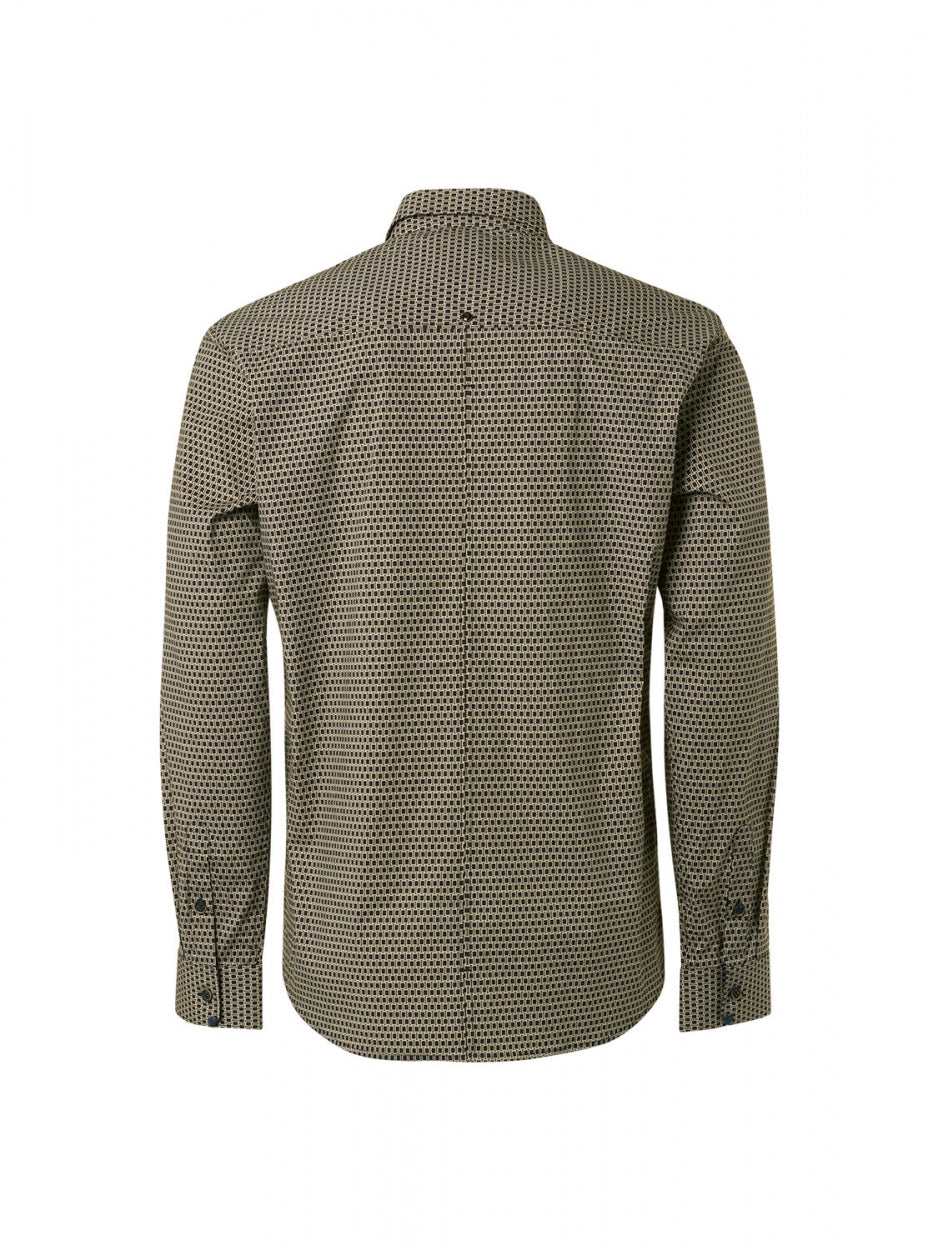 Shirt Stretch Allover Printed | Army