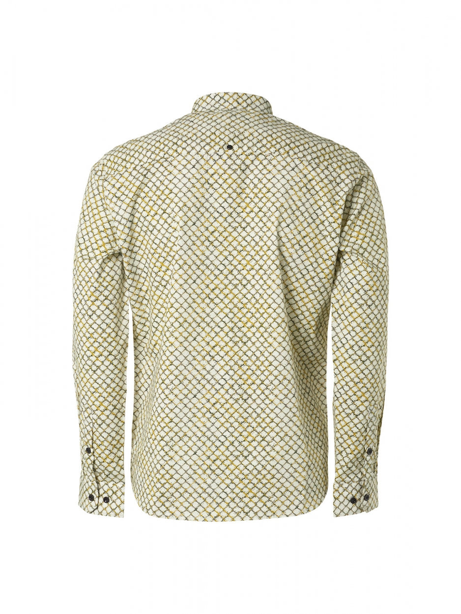 Shirt Stretch Allover Printed | Olive