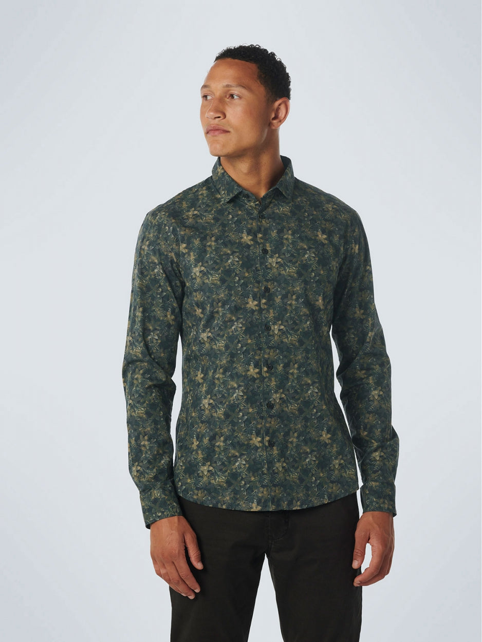 Shirt Stretch Allover Printed | Ocean