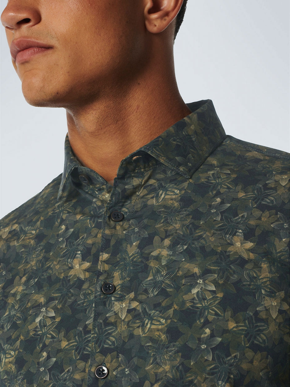 Shirt Stretch Allover Printed | Ocean