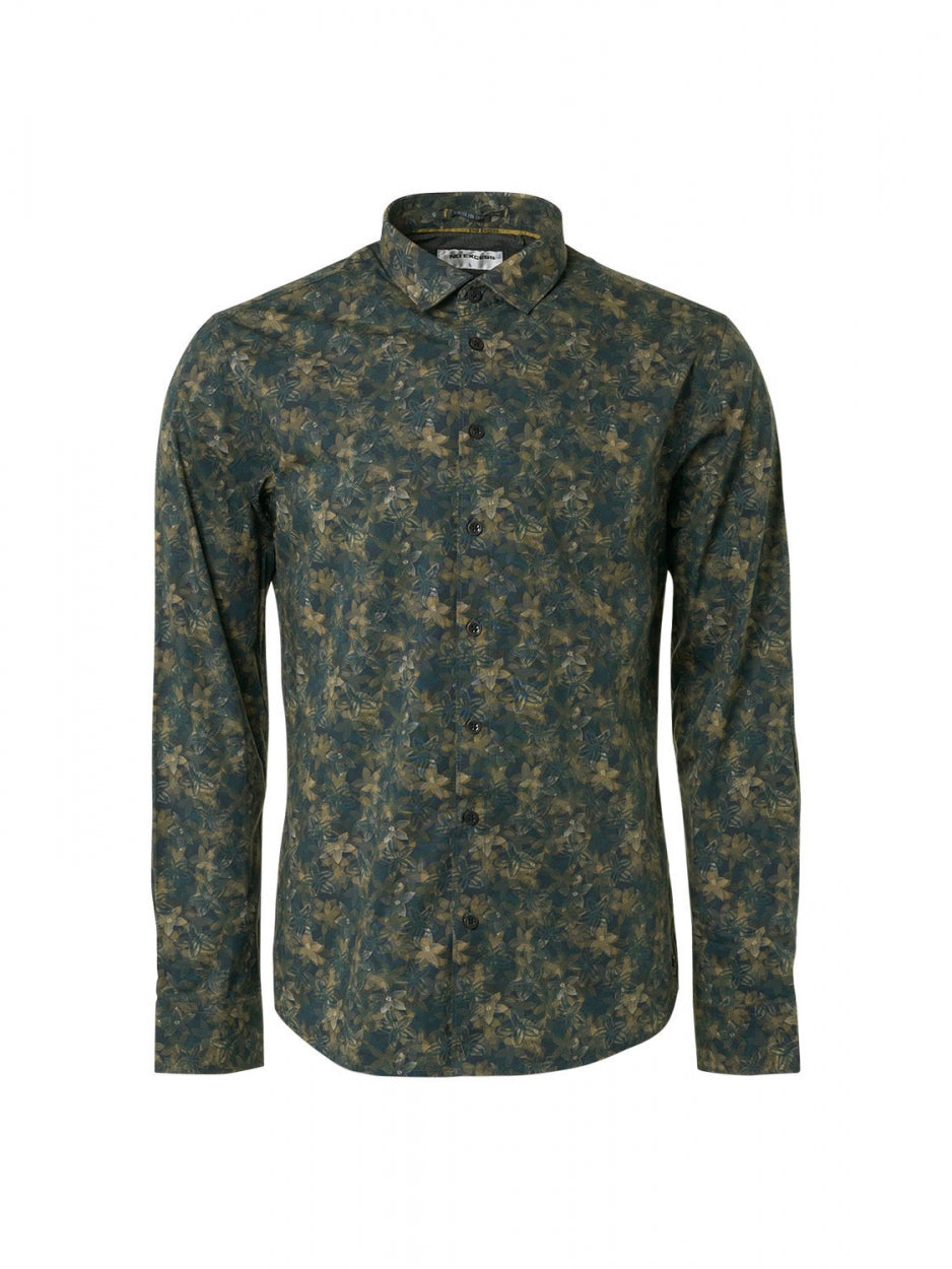 Shirt Stretch Allover Printed | Ocean