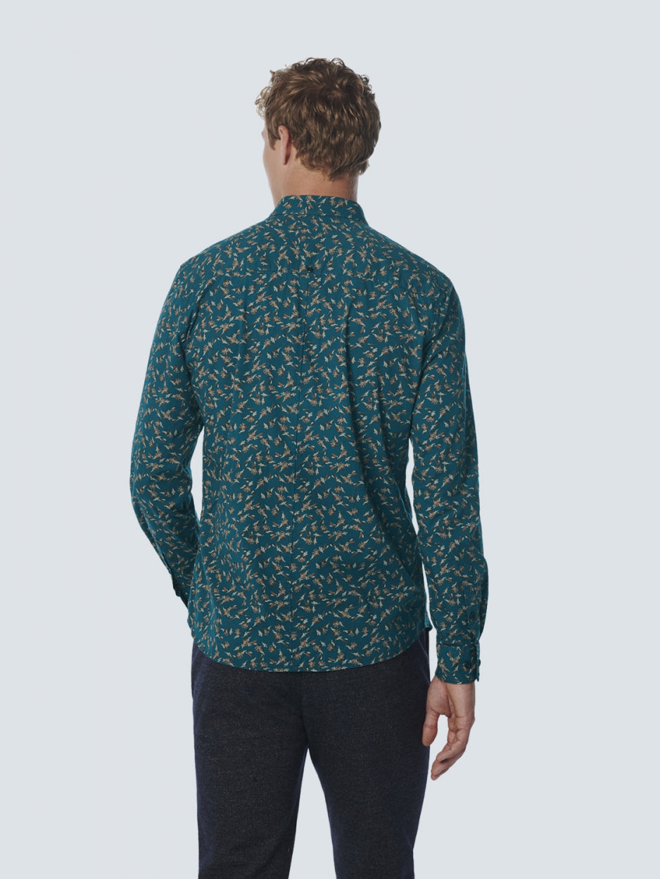 Shirt Stretch Allover Printed | Ocean