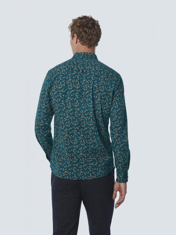Shirt Stretch Allover Printed | Ocean