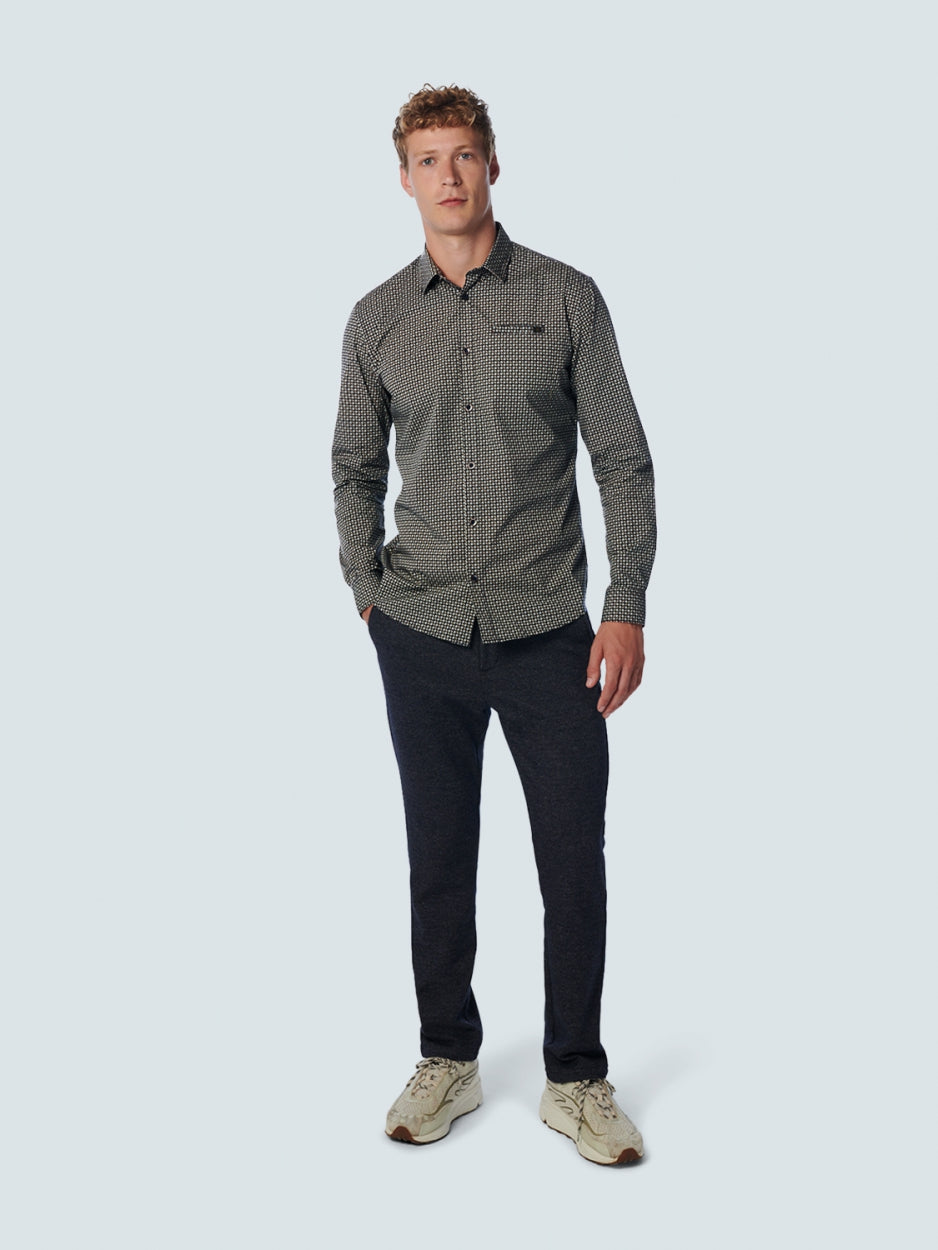 Shirt Stretch Allover Printed | Night