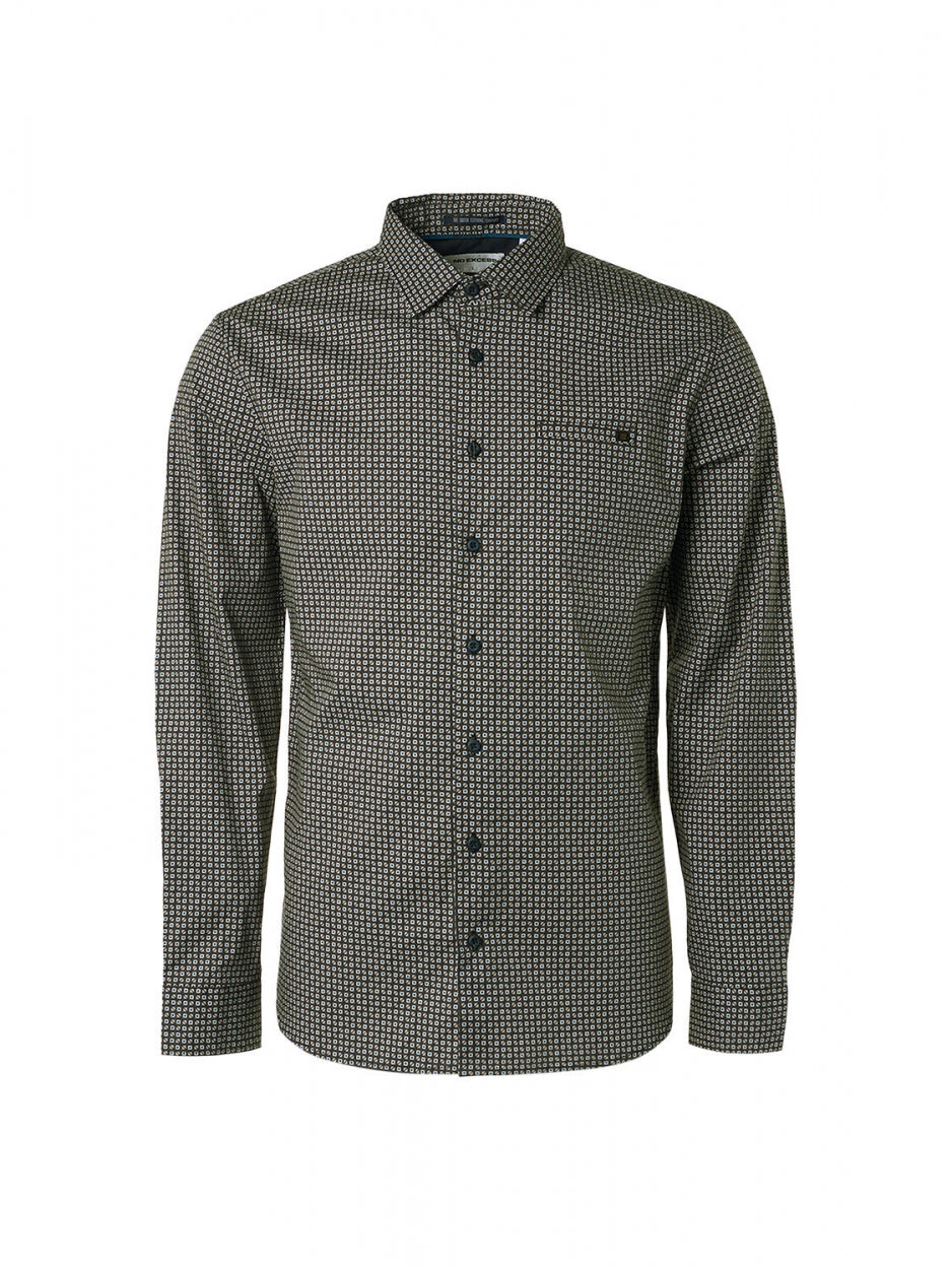 Shirt Stretch Allover Printed | Night