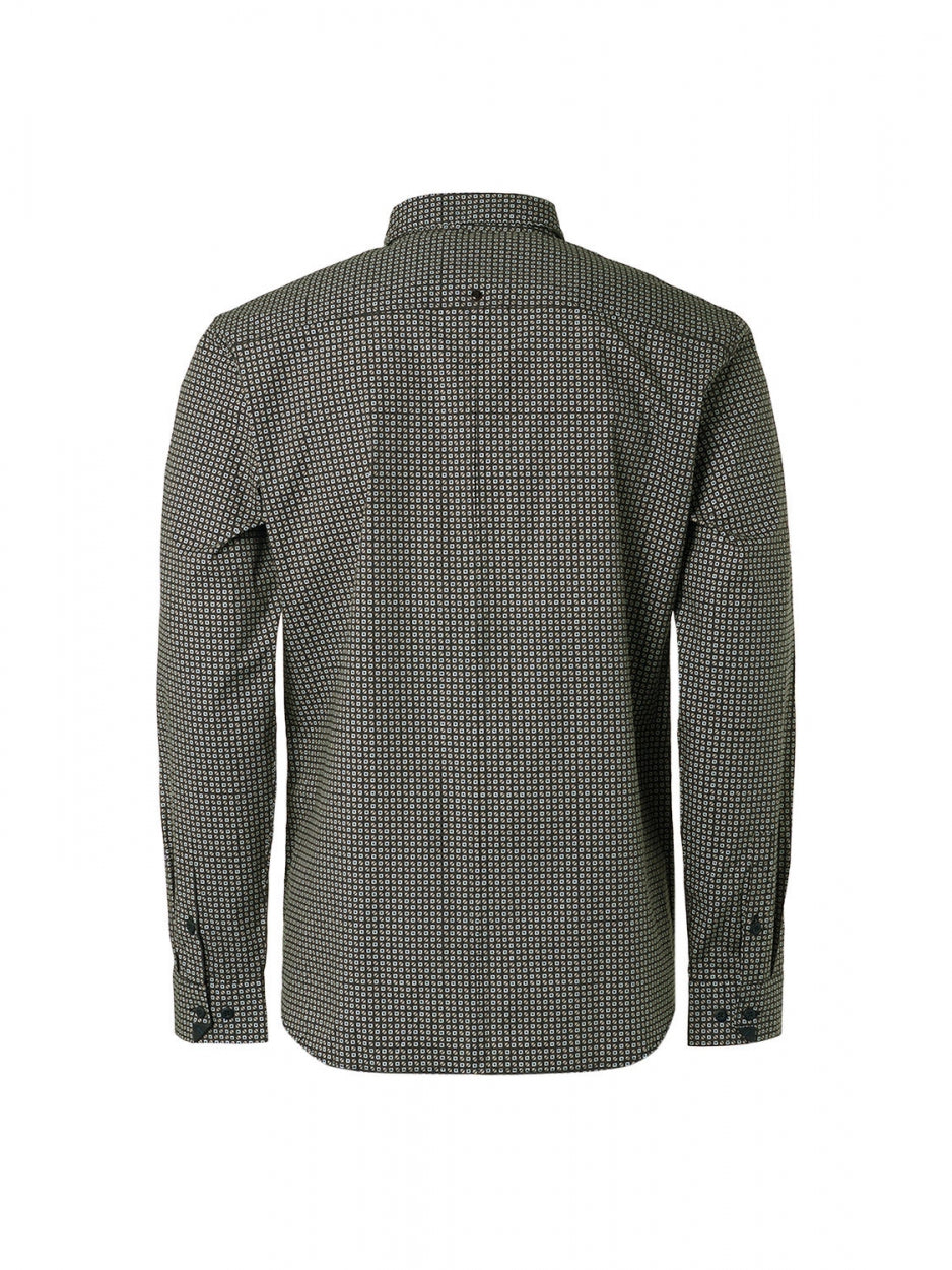 Shirt Stretch Allover Printed | Night