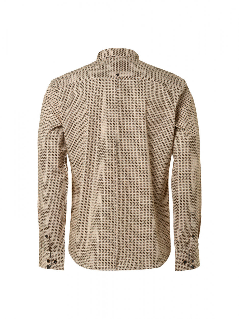 Shirt Stretch Allover Printed | Offwhite