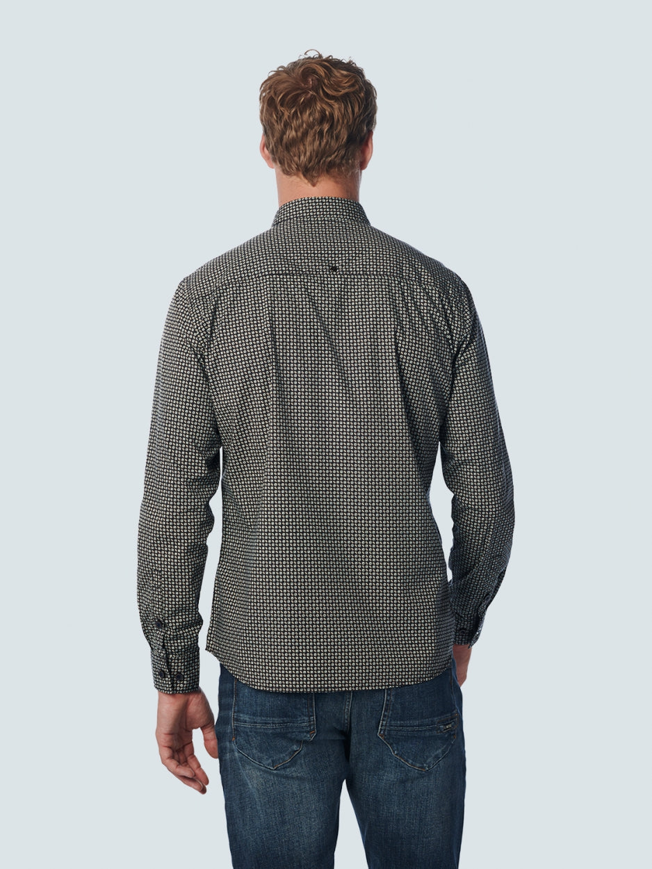 Shirt Stretch Allover Printed | Night