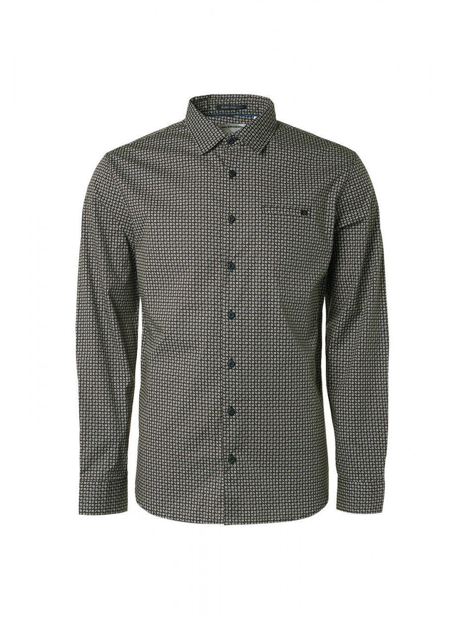 Shirt Stretch Allover Printed | Night